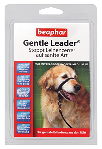 Gentle Leader®, guinzaglio educativo per Cani, per Guida e Controllo Migliori, Collare di addestramento per Cani, Colore: Nero