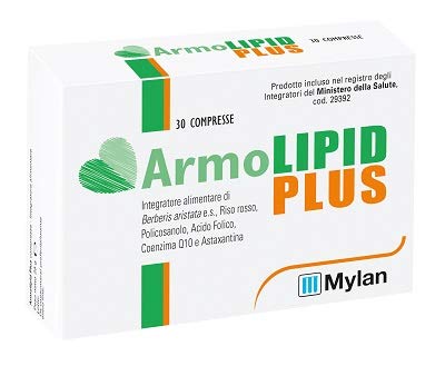 Mylan Italia Armolipid Plus Integratore Alimentare Con Riso Rosso, Policosanolo - 30 Gr