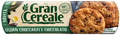Gran Cereale Biscotti ai Legumi Croccanti e Cioccolato, Biscotti dal Gusto Pieno Ricchi di Fibra e Fosforo - 270 g