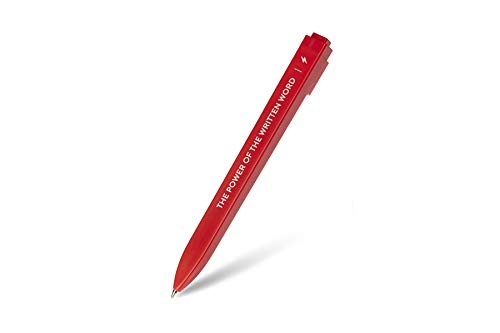 Moleskine Ballpoint Pen, Go, Message, Scarlet Red, 1.0