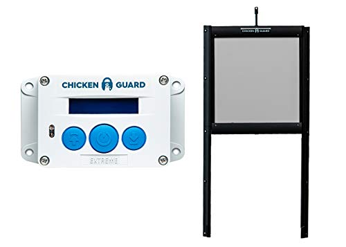 ChickenGuard® - Apribottiglie automatico per porta e porta autobloccante, resistente ai predatori