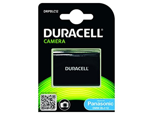 Duracell DRPBLC12 Batteria per Panasonic DMW-BLC12, 7.4V, 950 mAh, Nero