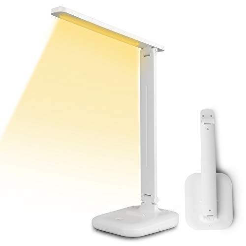 Lampada da scrivania a LED, Sendowtek lettura lampada da tavolo di protezione degli occhi con pieghevole livelli di luminosità regolabile, Touch Control, per casa studio ufficio