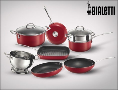 Batteria Pentole Red Glamour Bialetti