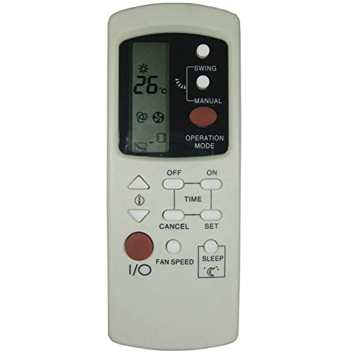 Telecomando per condizionatore Galanz 1002b-e3 funziona con Amstrad, Arco Air, Vaillant, Roadstar, Shaub Lorenz, Zephir ed altri climatizzatore e pompa di calore