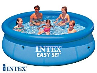 Intex - Piscina Fuori terra, Modello “Easy Set”, Rotonda, Ø 3,05 m x 0,76 m, Codice dell’Articolo: 28120