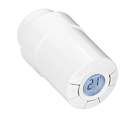 Popp Smart Home – Termostato per radiatore Z-Wave, per 7 diversi giorni della settimana fino a 9 tipi di Temperature regolabili (set Points), 1 pezzo, pope010101