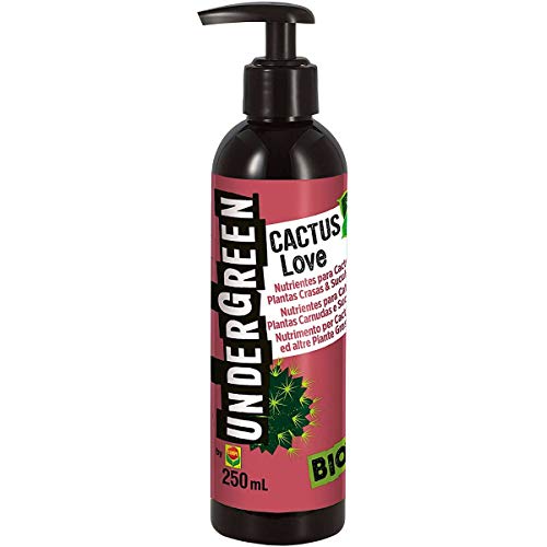 Undergreen Love, Nutrimento Liquido per Cactus e Altre Piante Grasse,