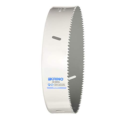 Krino 2106020000 - Seghe a Tazza Bimetalliche HSS a Dentatura Variabile, Grigio - 200 mm