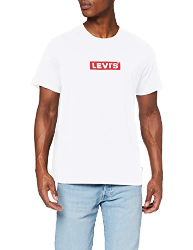 Levi's Graphic Tee T-Shirt, Bianco (Boxtab SS T2 White 0000), Medium Uomo