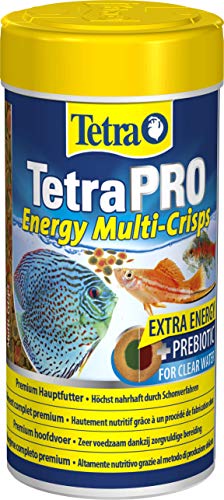 Tetra PRO Energy Multi-Crisps 250 ml - Mangime Completo di qualità Superiore con Valori Nutrizionali Eccellenti, Concentrato di Energia Extra Aumenta la Vitalità dei Pesci