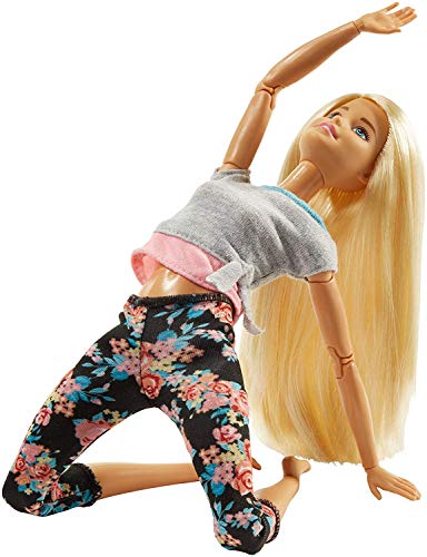 Barbie Bambola Snodata, 22 Punti Snodabili per Infiniti Movimenti, per Bambini 3+ Anni, FTG81