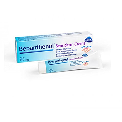 Bepanthenol Sensiderm - Crema Anti Arrossamento e Prurito della Pelle Senza Cortisone - 20 g
