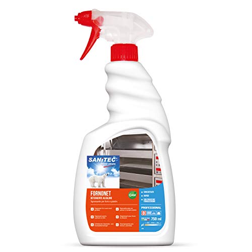 Sanitec Fornonet, Detergente Sgrassante per Forni, Spray 750 ml
