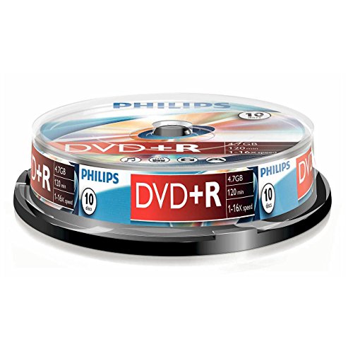 Philips Dvd+r 4.7 GB - Confezione da 10
