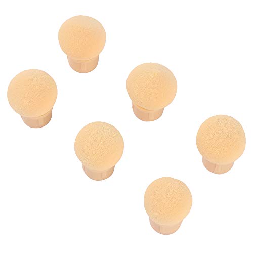 Winbang Nail Sponge Head, Spazzole per unghie riutilizzabili per unghie artistiche Pennello per trucco professionale per uso domestico, Confezione da 6