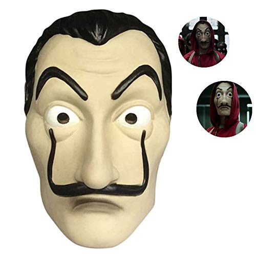 Casa Di Carta Salvador Dali Maschera Realistica Maschere In Latex Per Feste Costume Di Halloween