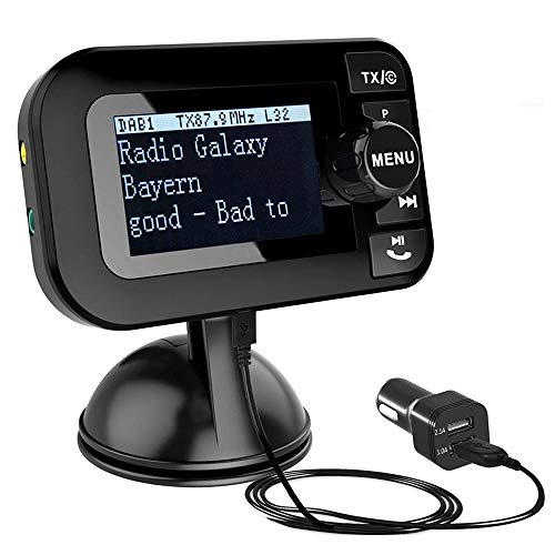 Esuper Adattatore Audio Dab, Radio Digitale per Auto Portatile 2.3