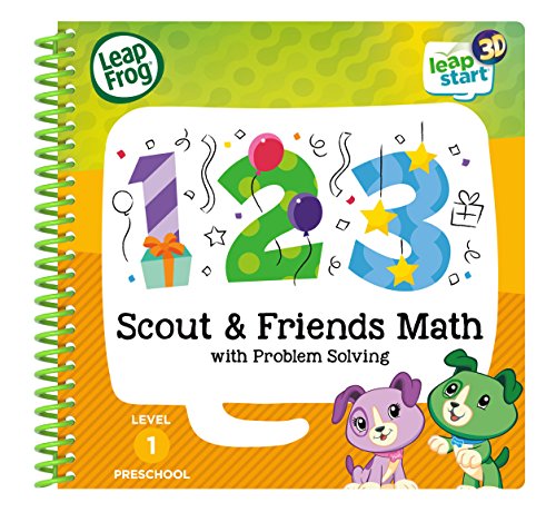LeapFrog- Scout And Friends Maths 3D Activity Book Giocattolo educativo, Multicolore, Taglia Unica, 460703