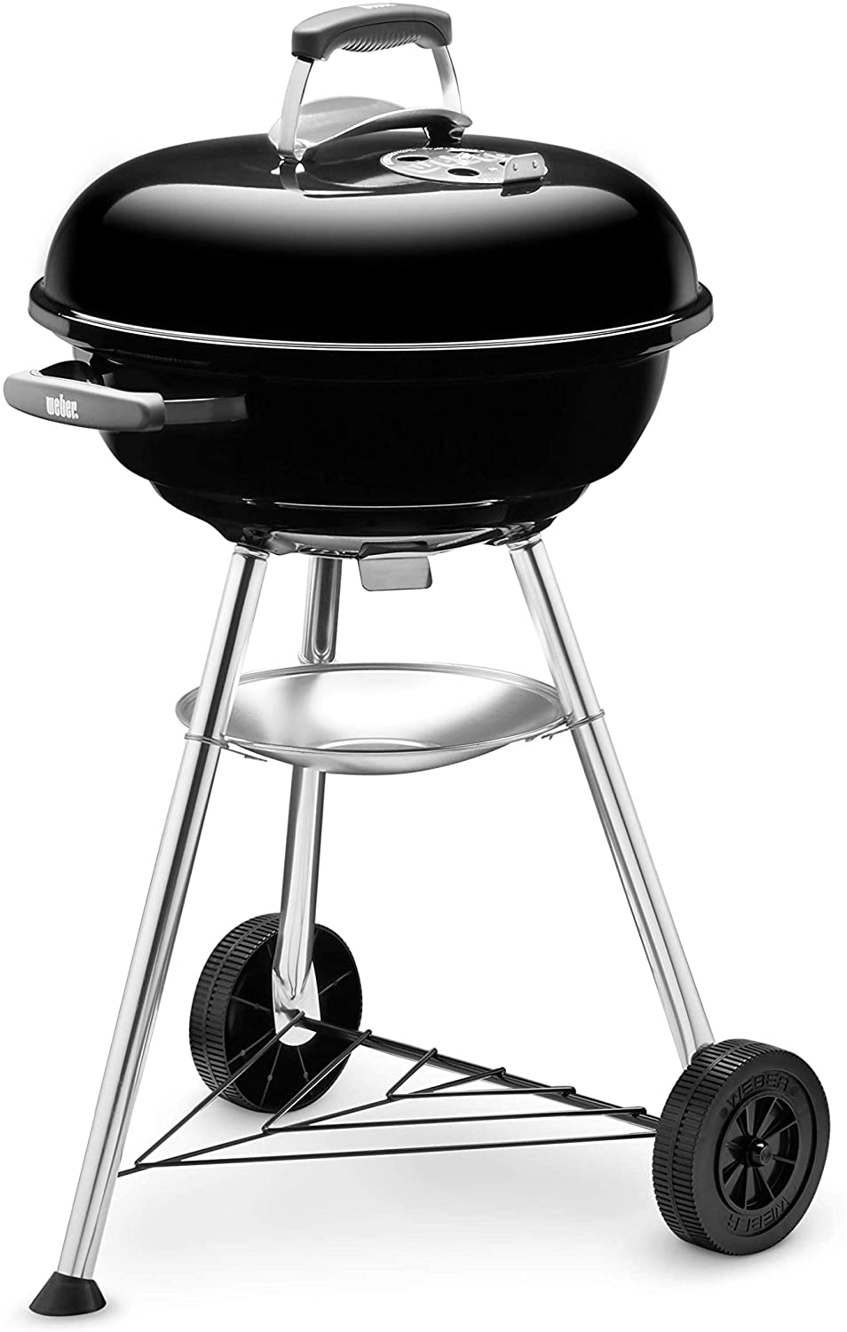 Weber 1221004 Compact Kettle Barbecue compatto, 47 cm, colore: Nero