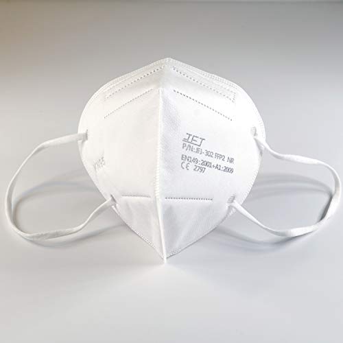5 maschere protettive FFP2 NR 5 strati, filtro antiparticolato semi-maschere con CE (NB2797)