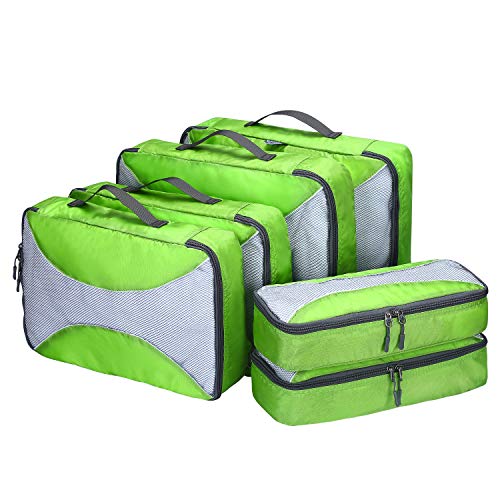 G4Free 3/6/7pcs Packing Cubes Organizzatore di Valigie Borsa Porta Abiti Pieghevoli Borsone per Scarpe Cubi da Imballaggio per Abbigliamento Bagagli Set da Viaggio