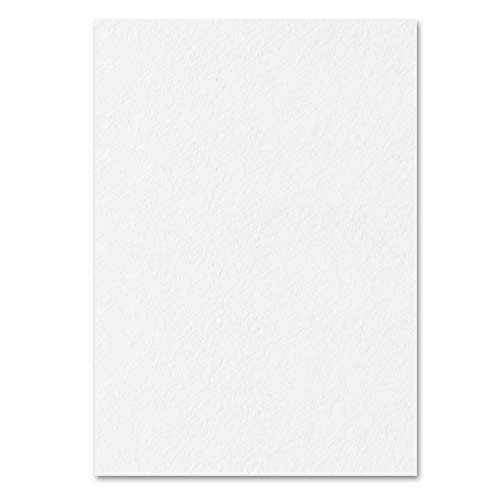 Bianco, A4 300g/m² Carta Colorata Cartoncino, 50 fogli
