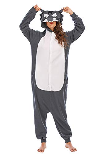 Pigiama Animale Cosplay Onesie Unisex Costume One Piece Tuta Animal,LTY33-2-M