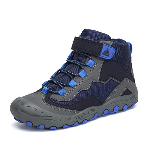 Scarpe per Bambini Ragazzi Ragazze Anti Scivolo Outdoor Multisport Ginnastica Running Sneaker Unisex Blu 34 EU