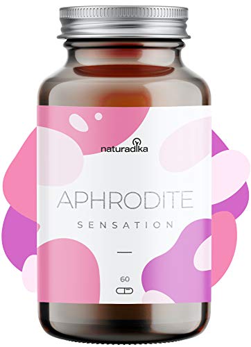 Aphrodite Sensation - Ashwagandha Ultra Concentrata (Sensoril®) + Tribulus Terrestris + Maca + Zafferano | Integratore Donna per Energia, Concentrazione, Antistress, Benessere e Intimita più intensa