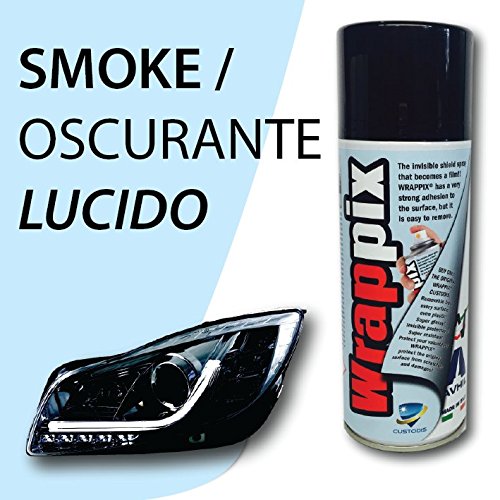 WRAPPIX Aerosol 400ml Smoke per oscurare Fanaleria Lucido (Nero)
