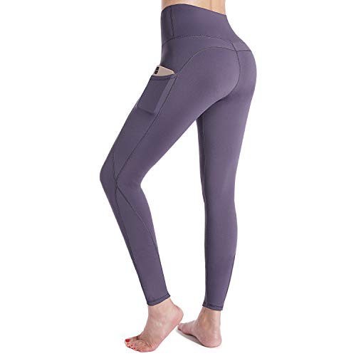 G4Free Pantaloni da Yoga Donna Alta Vita con Elasticizzati Tasca Yoga Leggings Yoga Sport Fitness Spandex Palestra Pantaloni