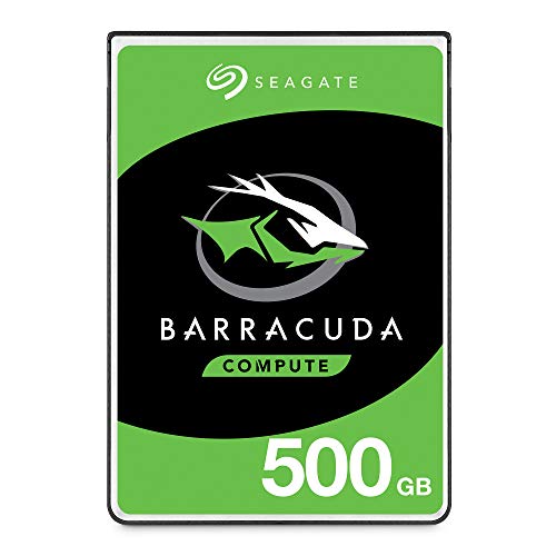 Seagate BarraCuda, Unità Disco Interna da 500 GB, Unità SATA da 6 GB/s, 2.5