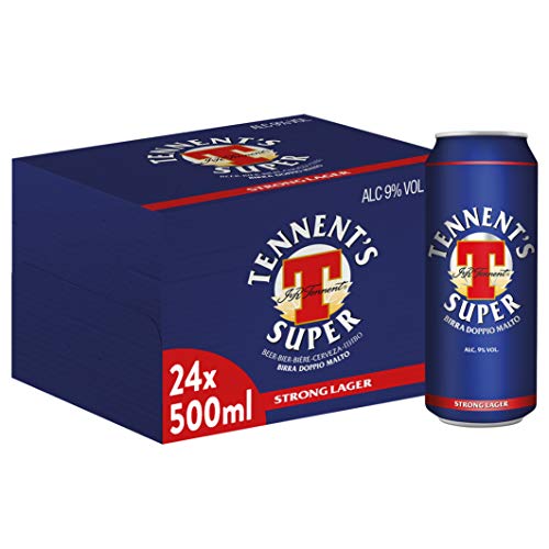 Tennent's Super Birra, Lattina - Pacco da 24 x 500 ml