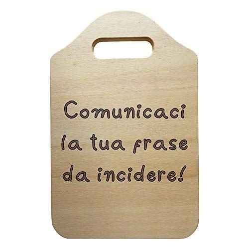 Tagliere decorativo in legno personalizzato con frase Idea regalo compleanno festa della mamma per la zia o per la migliore amica