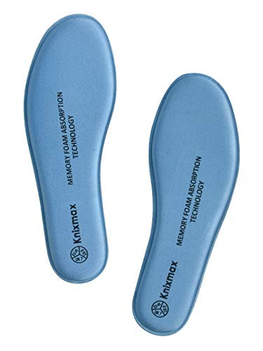 Knixmax Uomo Donna Solette Memory Foam molto morbide Confort Suole Scarpe per Stivali da Lavoro e Passeggio, Sport Solette per Assorbimento Degli Urti e Ammortizzazione per Piedi, Comfort