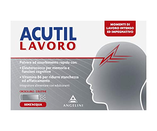 Acutil Lavoro 12 Bustine Orosolubili - 100 ml