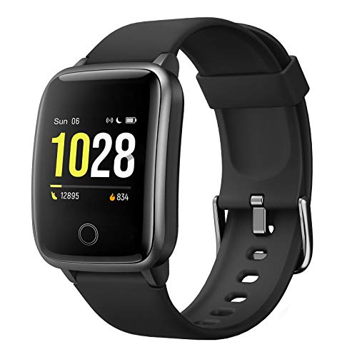 Smartwatch Orologio Fitness Tracker Uomo Donna Impermeabile IP68 Smart Watch GPS con Cardiofrequenzimetro da Polso Contapassi Calorie Pedometro Activity Tracker Smartband per Android iOS Bambini
