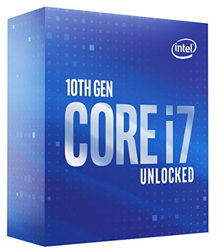 Processore Intel Core i7-10700K Desktop 8 core fino a 5,1 GHz Sbloccato LGA1200 (chipset Intel serie 400) 125W (BX8070110700K)