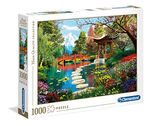 Clementoni - 39513 - High Quality Collection Puzzle - Fuji Garden - 1000 Pezzi - Made In Italy - Puzzle Adulto