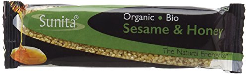 Sunita Organic Sesame and Honey Bar 30 g (Pack of 24)
