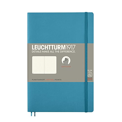 LEUCHTTURM1917 358315 B6 Plus Dotted notebook Softcover Brossura – Nordic blu