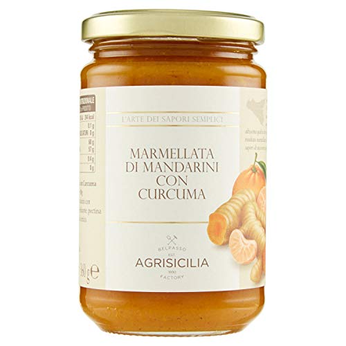Agrisicilia AGR060 Marmellata di Mandarini con Curcuma - 360 g
