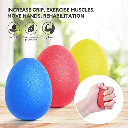 Peradix Palla Antistress, Dito e Grip Hand Rinforzare Exerciser -3 Resistenza-Forza Trainer Avambraccio Esercizio, Chitarra Finger, Arrampicata e Riabilitazione della Mani Artritiche