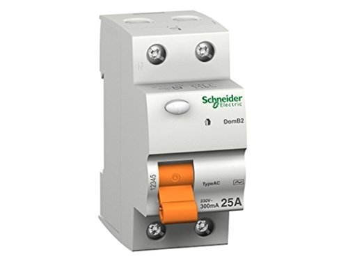 Schneider electric 15245 - Domae interruttore differenziale sensibilità, 30ma, 2p, ca (40 a)