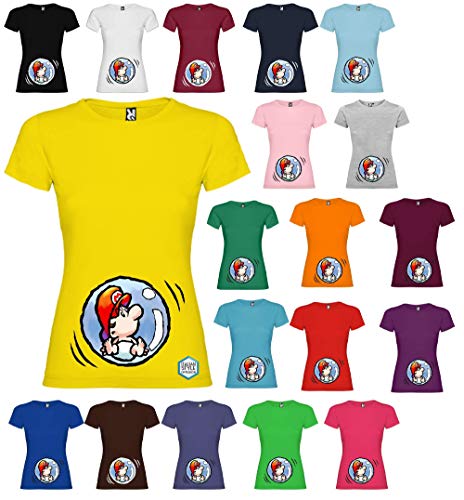 Maglietta personalizzata donna premaman Mario T-shirt vari colori