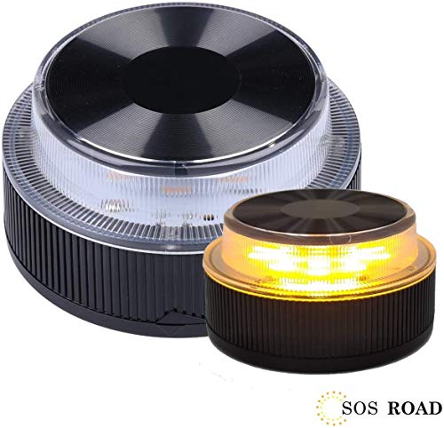 NK SOS Road- Segnalatore luminoso di emergenza | Luce di emergenza autonoma | Luce a led | Batterie incluse
