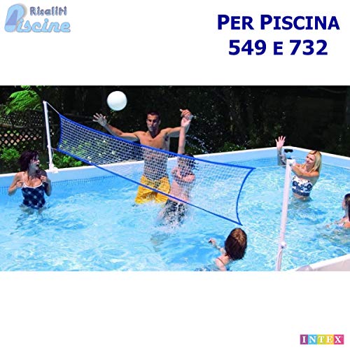 18952U Set Volley Piscina Fuoriterra Intex 549 e 732 cm