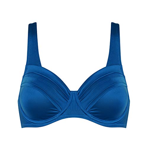 Triumph Solid Splashes W Reggiseno Bikini, Blu (Lagoon Blue 6915), Not Applicablee (Taglia Unica: 44E) Donna