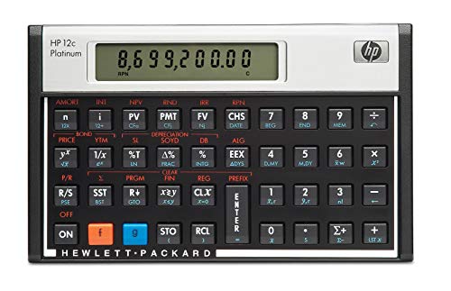 HP 12C Platinum Financial Calculator calcolatrice